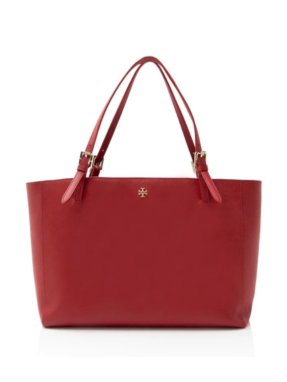 Tory Burch, Red Shoulder Bag Purse Small Tote Adjustable Straps